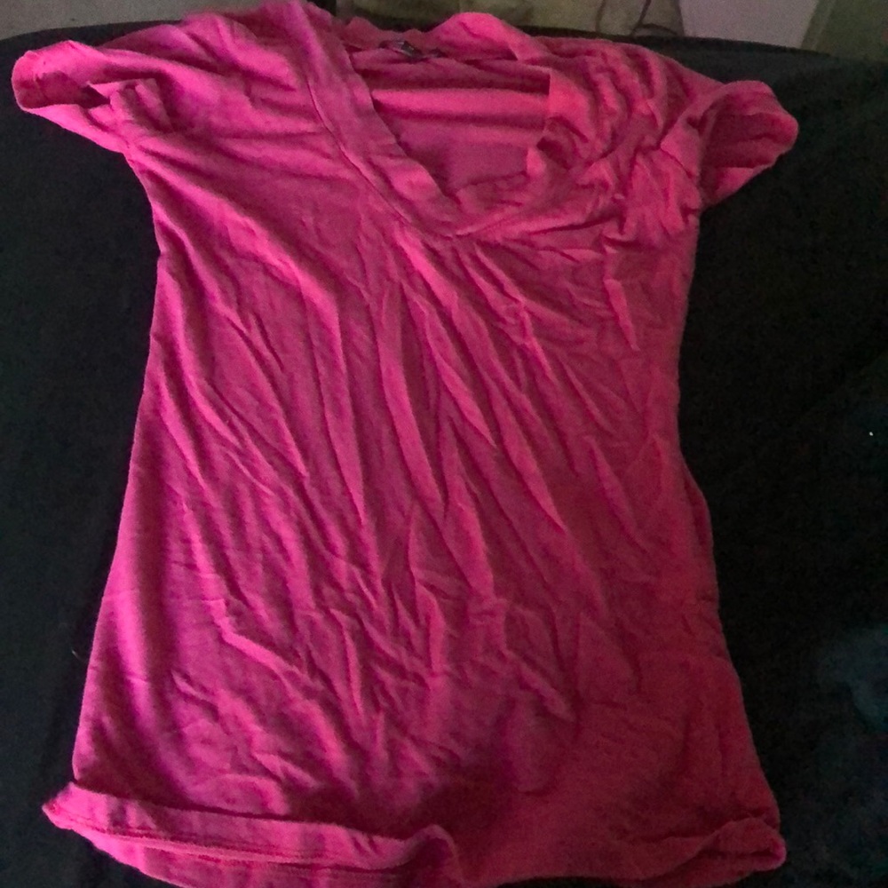 Pink v neck